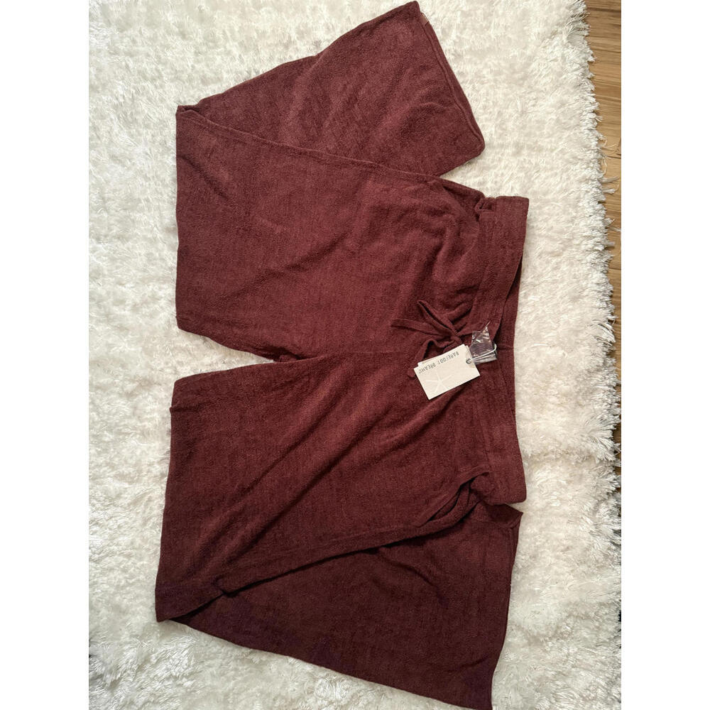 NWT! Barefoot Dreams CozyChic® Ultra Lite® Rib Rolled Edge Pants Size XL - Picture 6 of 8